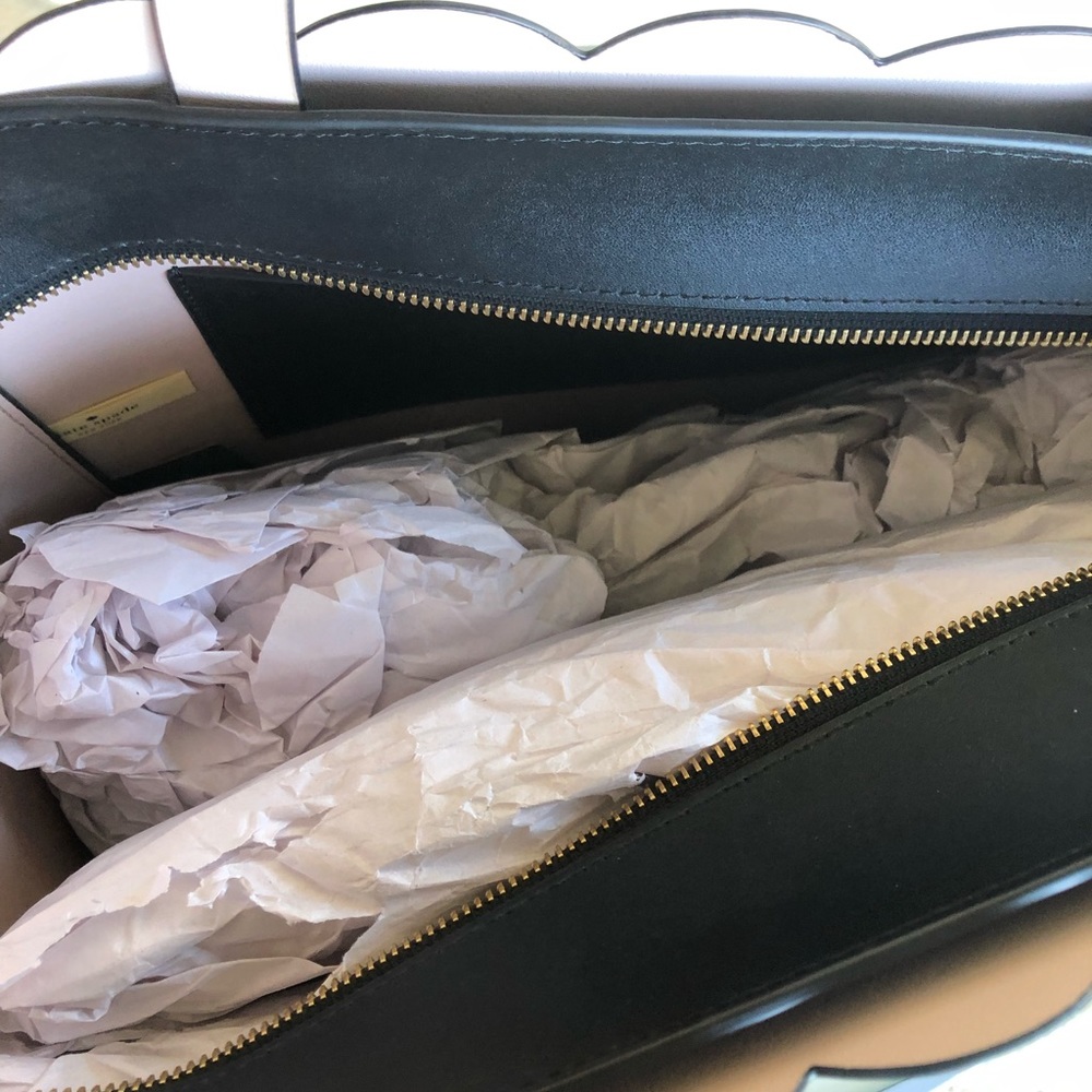 NWT Kate Spade Mina Magnolia Leather handbag black - Picture 6 of 8